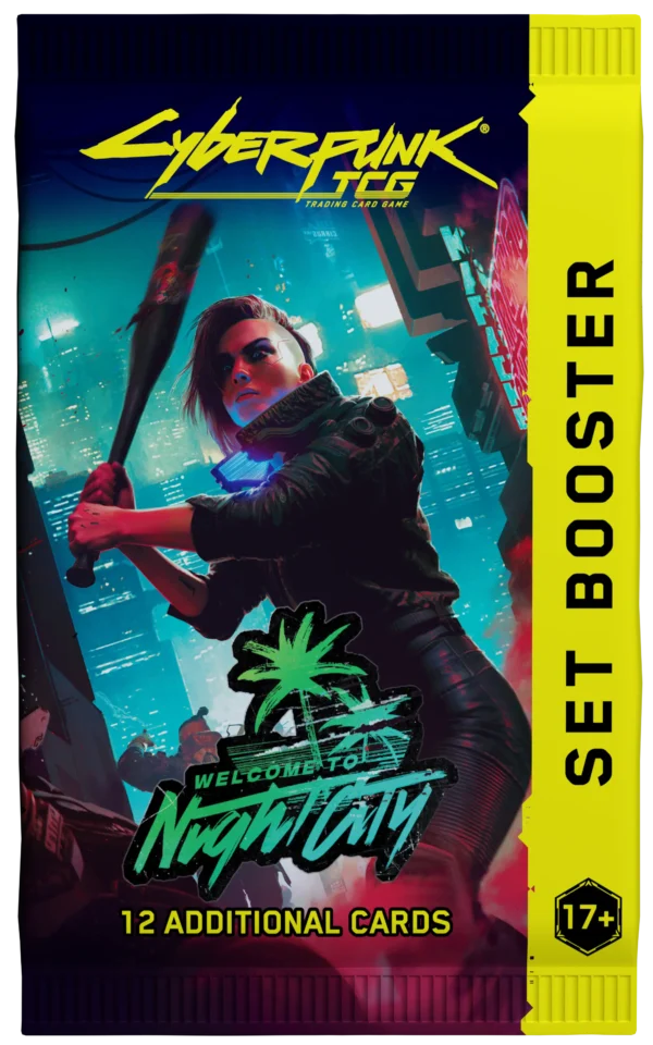 Cyberpunk TCG: Welcome to Night City - Booster Display (24 boosters) - Engels - achterzijde