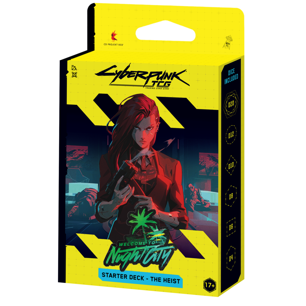 Cyberpunk TCG: Welcome to Night City - Starter Deck: The Heist - Engels - verpakking vooraan