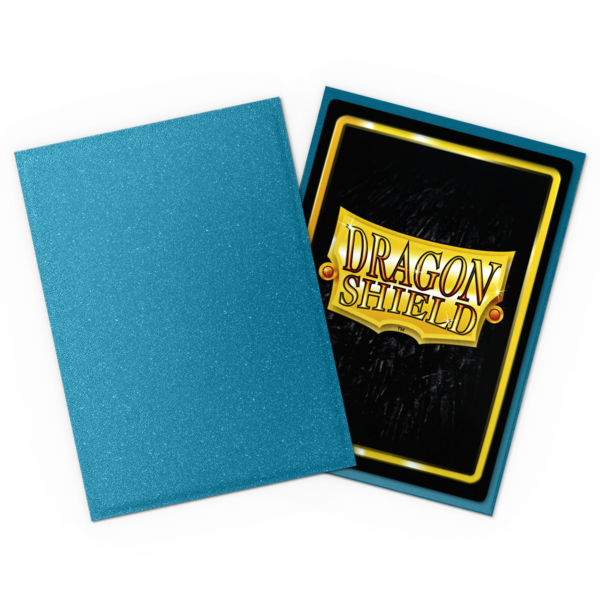 Dragon Shield: Amazonite - 100x Matte Sleeves - Standard Size - in gebruik aan de speeltafel