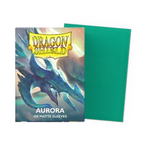 Dragon Shield: Aurora - 100x Matte Sleeves - Standard Size - verpakking vooraan