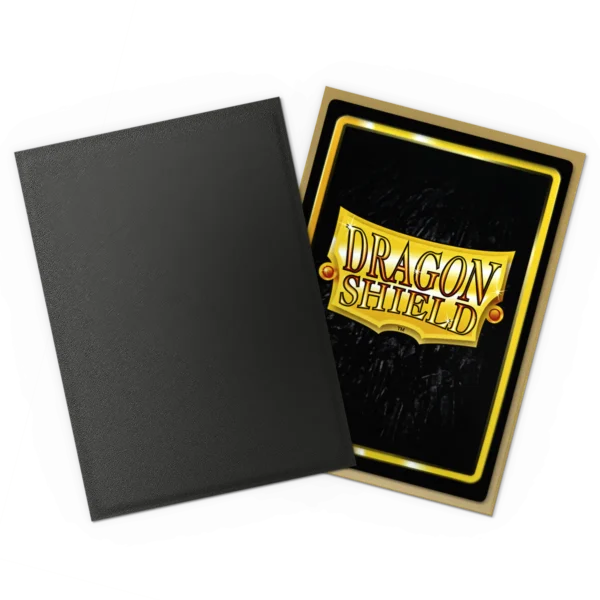 Dragon Shield: Black & Gold - 100x Matte Dual Sleeves - Standard Size - gesloten