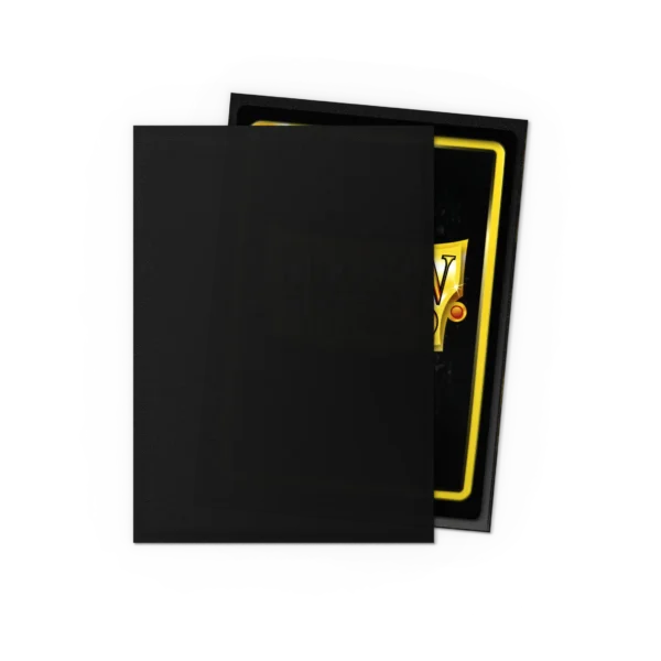 Dragon Shield: Black Non-Glare - 100x Matte Sleeves - Standard Size - productfoto