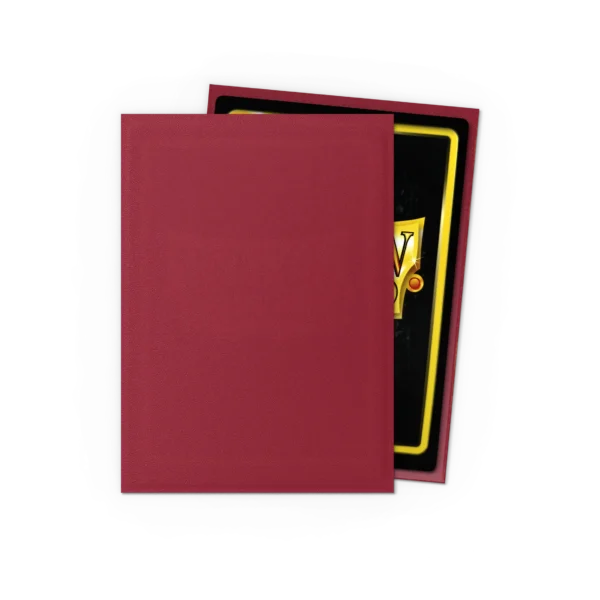 Dragon Shield: Blood Red - 100x Matte Sleeves - Standard Size - productfoto