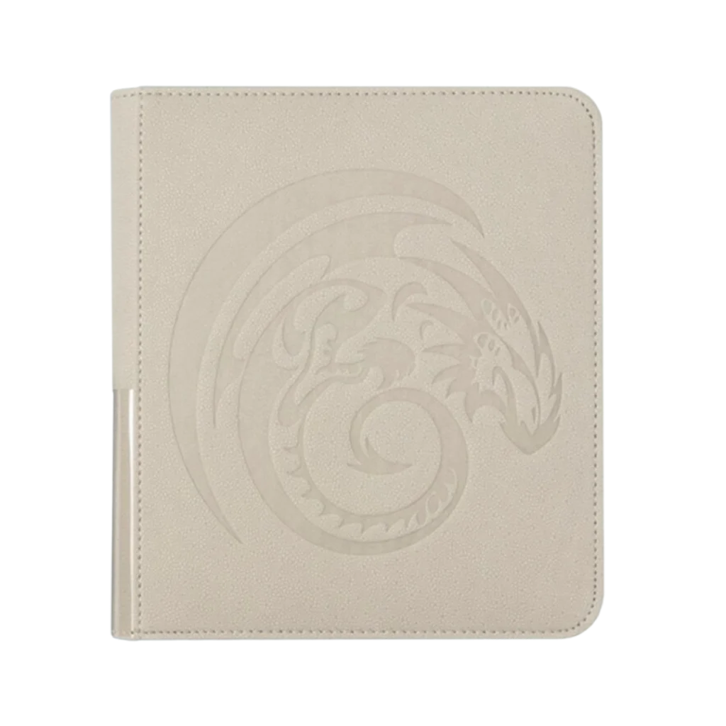 Dragon Shield: Card Codex Zipster Binder Small - Ashen White - verpakking vooraan