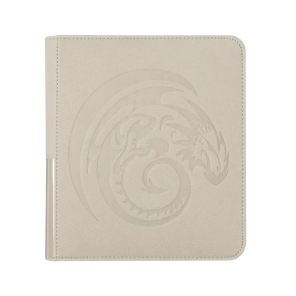 Dragon Shield: Card Codex Zipster Binder Small - Ashen White - verpakking vooraan