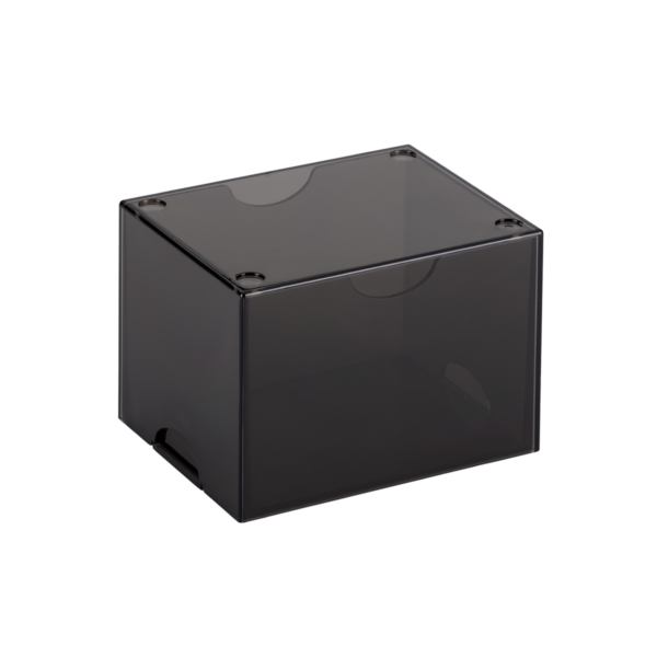 Dragon Shield: Clear Black - Strongbox Deckbox voor 100+ Kaarten - geopend