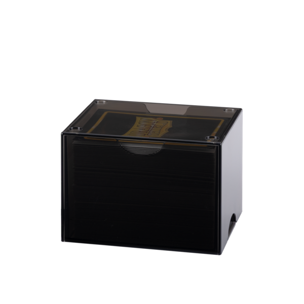 Dragon Shield: Clear Black - Strongbox Deckbox voor 100+ Kaarten - zijaanzicht