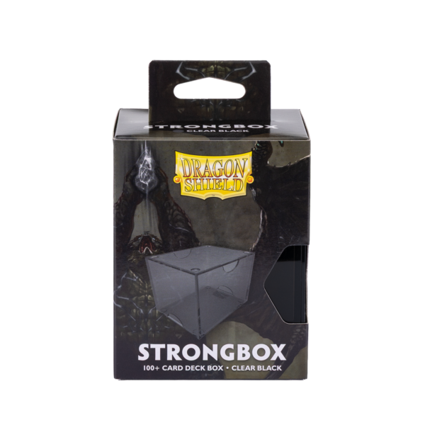 Dragon Shield: Clear Black - Strongbox Deckbox voor 100+ Kaarten - in gebruik aan de speeltafel
