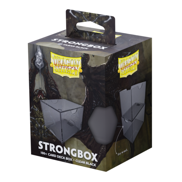 Dragon Shield: Clear Black - Strongbox Deckbox voor 100+ Kaarten - productfoto