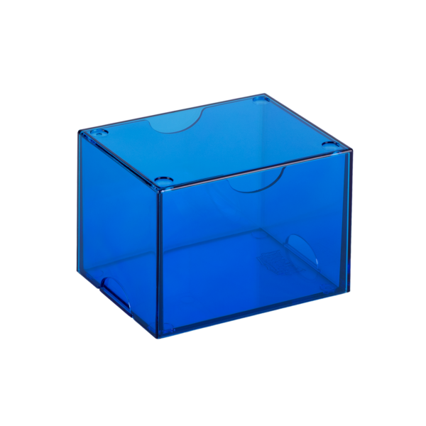 Dragon Shield: Clear Blue - Strongbox Deckbox voor 100+ Kaarten - geopend