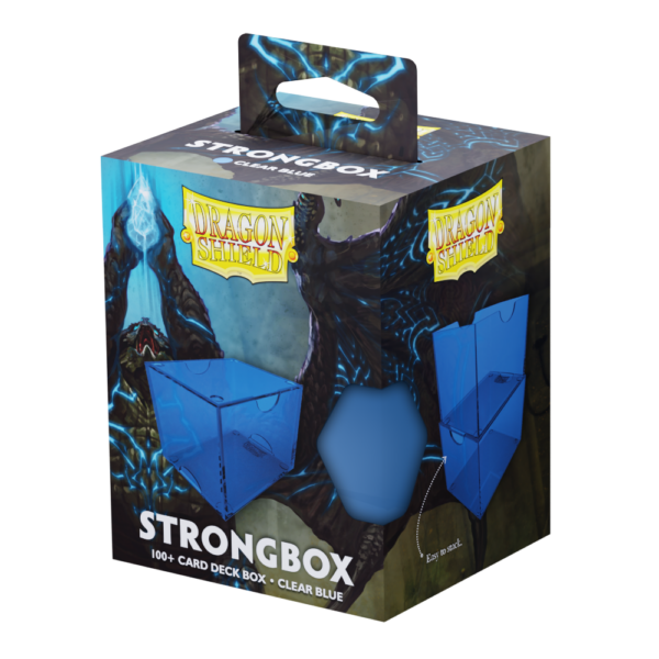 Dragon Shield: Clear Blue - Strongbox Deckbox voor 100+ Kaarten - productfoto