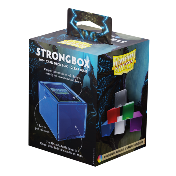 Dragon Shield: Clear Blue - Strongbox Deckbox voor 100+ Kaarten - productfoto