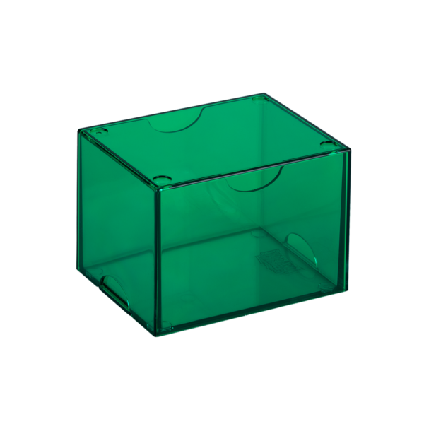 Dragon Shield: Clear Green - Strongbox Deckbox voor 100+ Kaarten - geopend