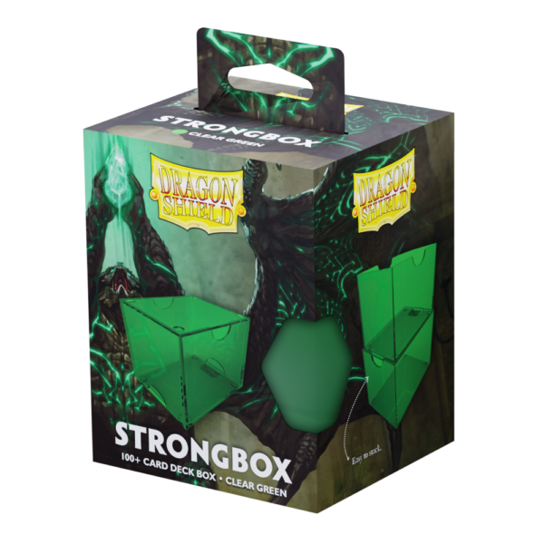 Dragon Shield: Clear Green - Strongbox Deckbox voor 100+ Kaarten - productfoto