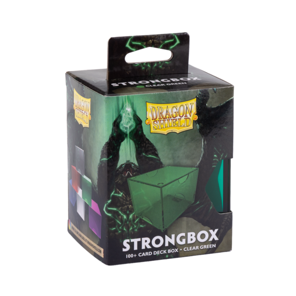 Dragon Shield: Clear Green - Strongbox Deckbox voor 100+ Kaarten - productfoto