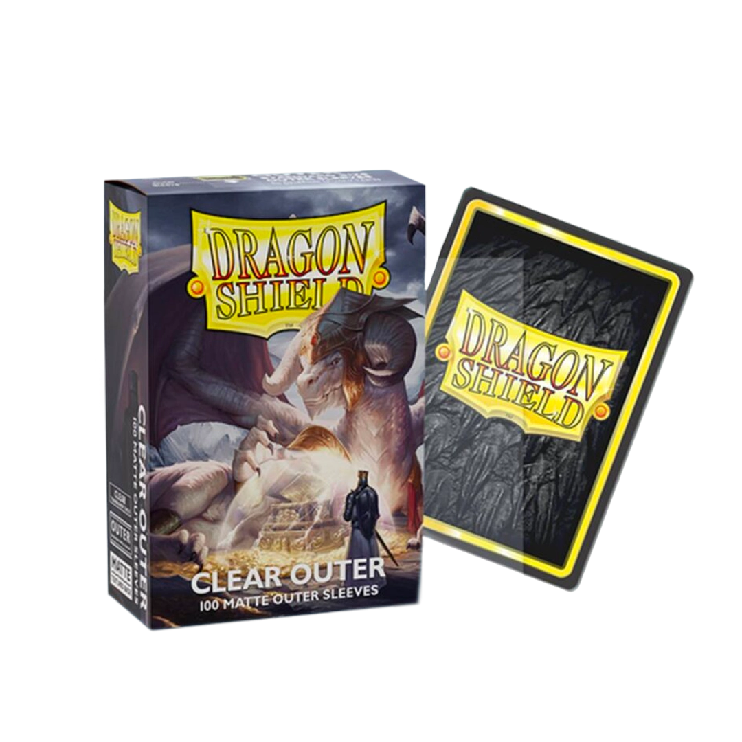 Dragon Shield: Clear - 100x Matte Outer Sleeves - Standard Size - productfoto
