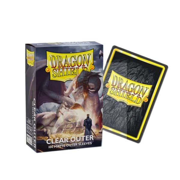 Dragon Shield: Clear - 100x Matte Outer Sleeves - Standard Size - productfoto