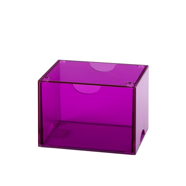 Dragon Shield: Clear Purple - Strongbox Deckbox voor 100+ Kaarten - gesloten