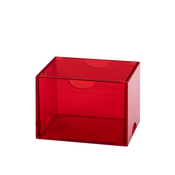 Dragon Shield: Clear Red - Strongbox Deckbox voor 100+ Kaarten - gesloten