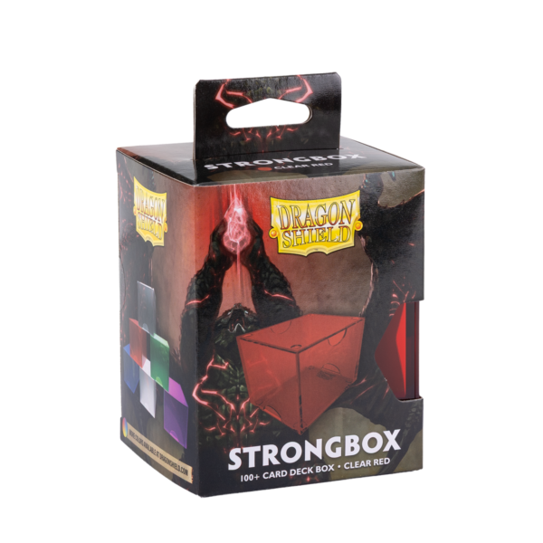 Dragon Shield: Clear Red - Strongbox Deckbox voor 100+ Kaarten - productfoto