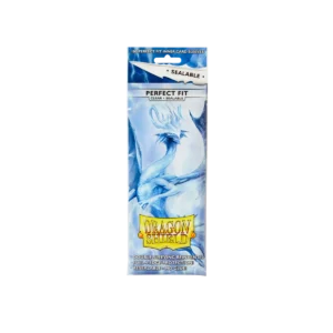 Dragon Shield: Clear - 100x Sealable Perfect Fit Inner Sleeves - Standard Size - verpakking vooraan