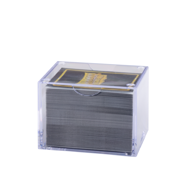 Dragon Shield: Clear - Strongbox Deckbox voor 100+ Kaarten - zijaanzicht