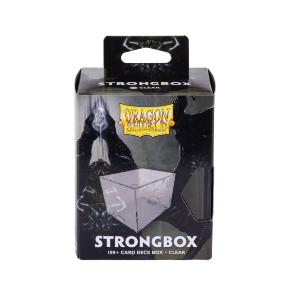 Dragon Shield: Clear - Strongbox Deckbox voor 100+ Kaarten - in gebruik aan de speeltafel