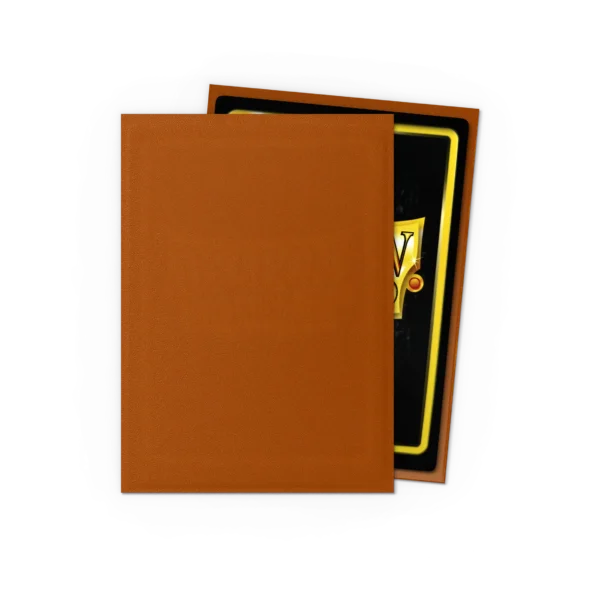 Dragon Shield: Copper - 100x Matte Sleeves - Standard Size - productfoto
