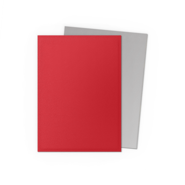 Dragon Shield: Crimson & Silver - 100x Matte Dual Sleeves - Standard Size - in gebruik aan de speeltafel