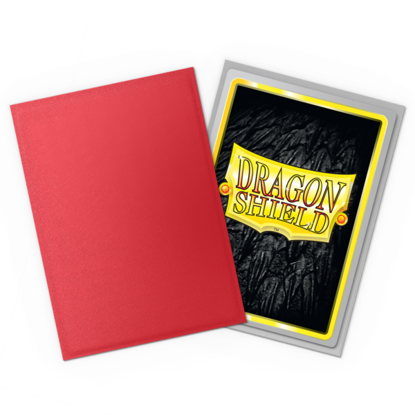 Dragon Shield: Crimson & Silver - 100x Matte Dual Sleeves - Standard Size - gesloten