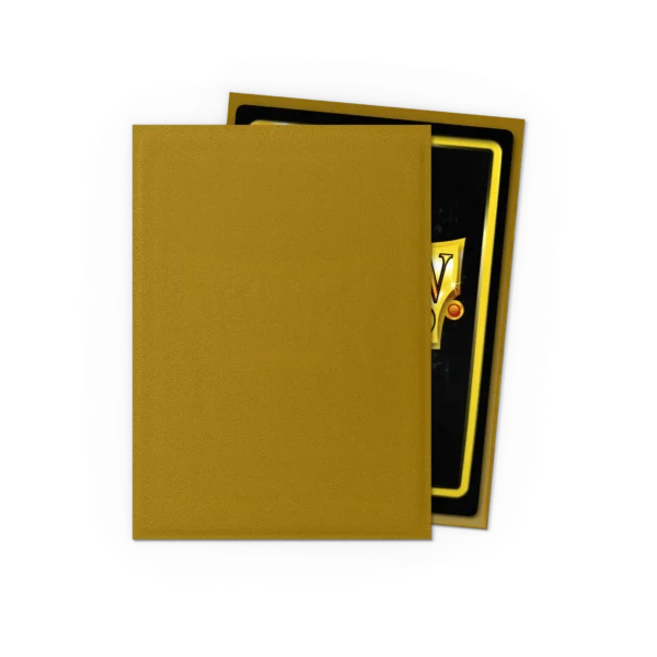 Dragon Shield: Gold - 100x Matte Sleeves - Standard Size - productfoto