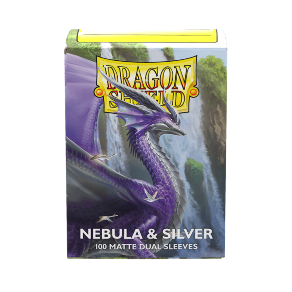 Dragon Shield: Nebula & Silver - 100x Matte Dual Sleeves - Standard Size - productfoto