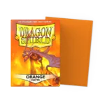 Dragon Shield: Orange - 100x Matte Sleeves - Standard Size - verpakking vooraan