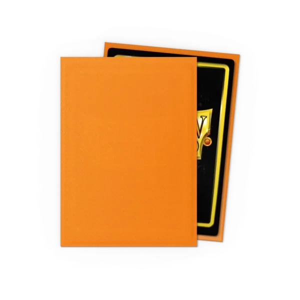 Dragon Shield: Orange - 100x Matte Sleeves - Standard Size - productfoto