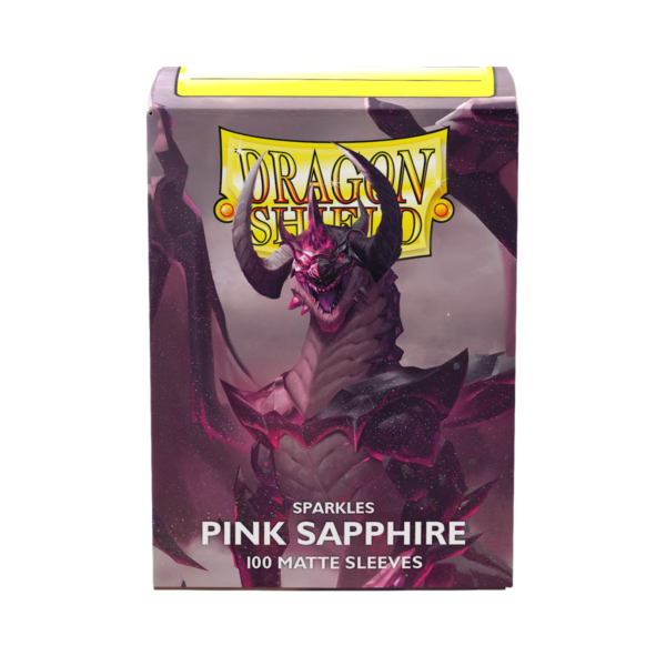 Dragon Shield: Pink Sapphire - 100x Matte Sleeves - Standard Size - productfoto
