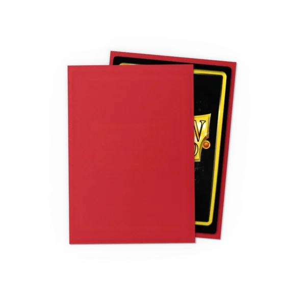 Dragon Shield: Ruby - 100x Matte Sleeves - Standard Size - productfoto