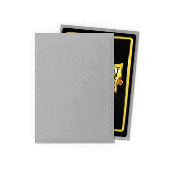 Dragon Shield: Silver - 100x Matte Sleeves - Standard Size - productfoto