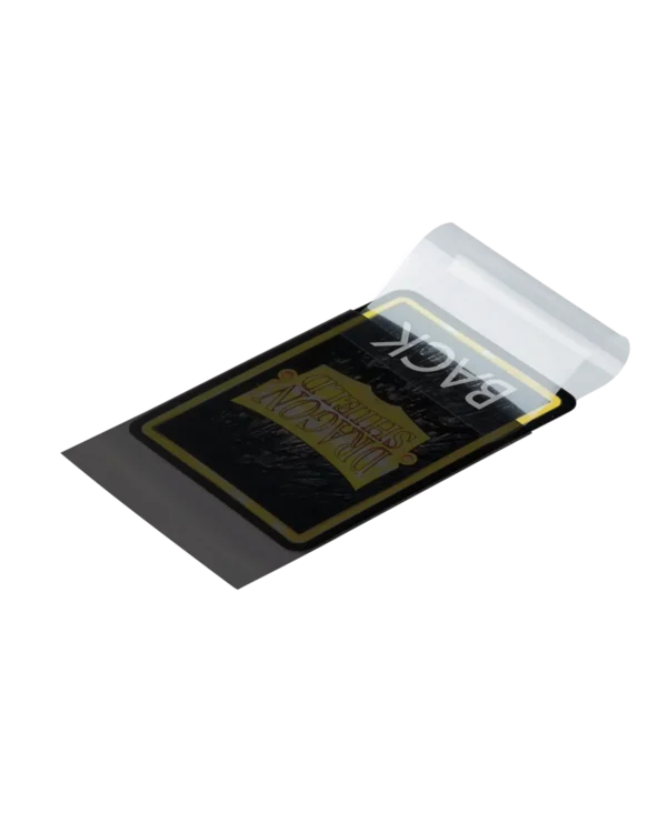 Dragon Shield: Smoke - 100x Sealable Perfect Fit Inner Sleeves - Standard Size - detail van de afwerking