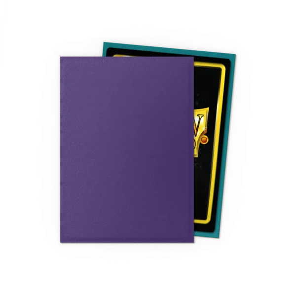 Dragon Shield: Soul & Petrol - 100x Matte Dual Sleeves - Standard Size - in gebruik aan de speeltafel