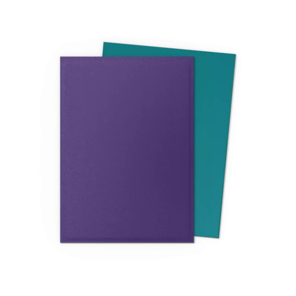 Dragon Shield: Soul & Petrol - 100x Matte Dual Sleeves - Standard Size - zijaanzicht
