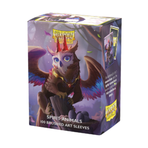 Dragon Shield: The Dragowlis - 100x Dual Art Matte Sleeves - Standard Size - verpakking vooraan