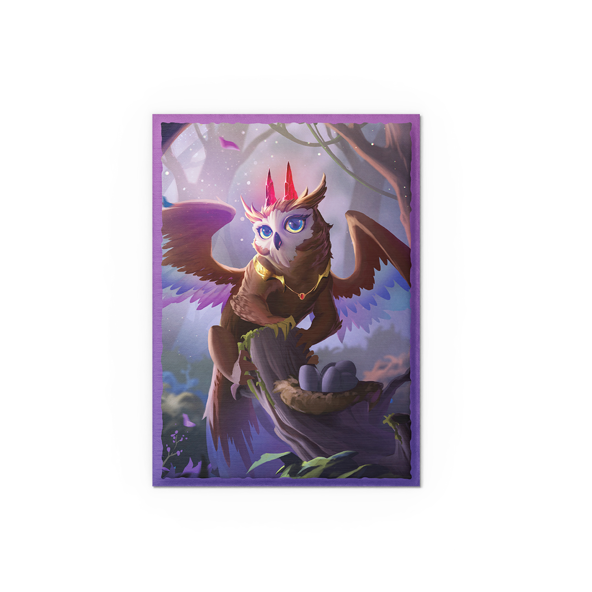 Dragon Shield: The Dragowlis - 100x Dual Art Matte Sleeves - Standard Size - productfoto