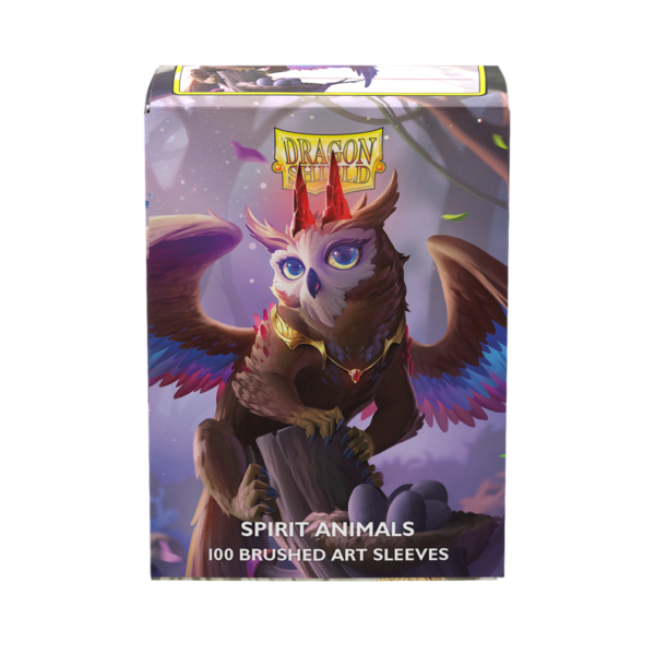 Dragon Shield: The Dragowlis - 100x Dual Art Matte Sleeves - Standard Size - achterzijde