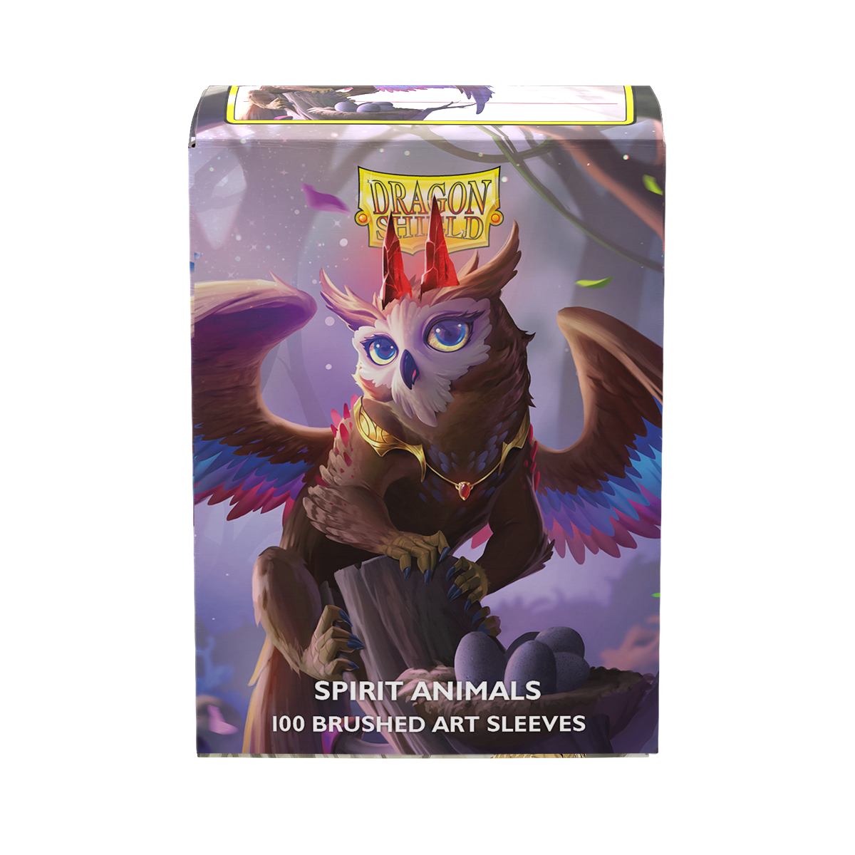Dragon Shield: The Dragowlis - 100x Dual Art Matte Sleeves - Standard Size - achterzijde