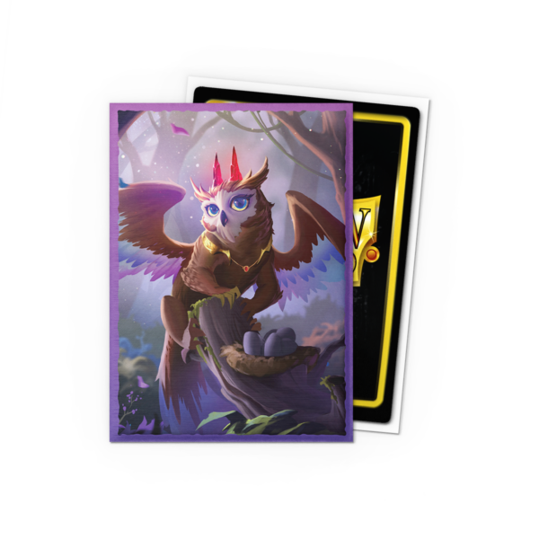 Dragon Shield: The Dragowlis - 100x Dual Art Matte Sleeves - Standard Size - detailopname