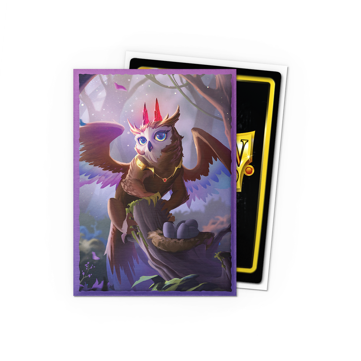 Dragon Shield: The Dragowlis - 100x Dual Art Matte Sleeves - Standard Size - detailopname