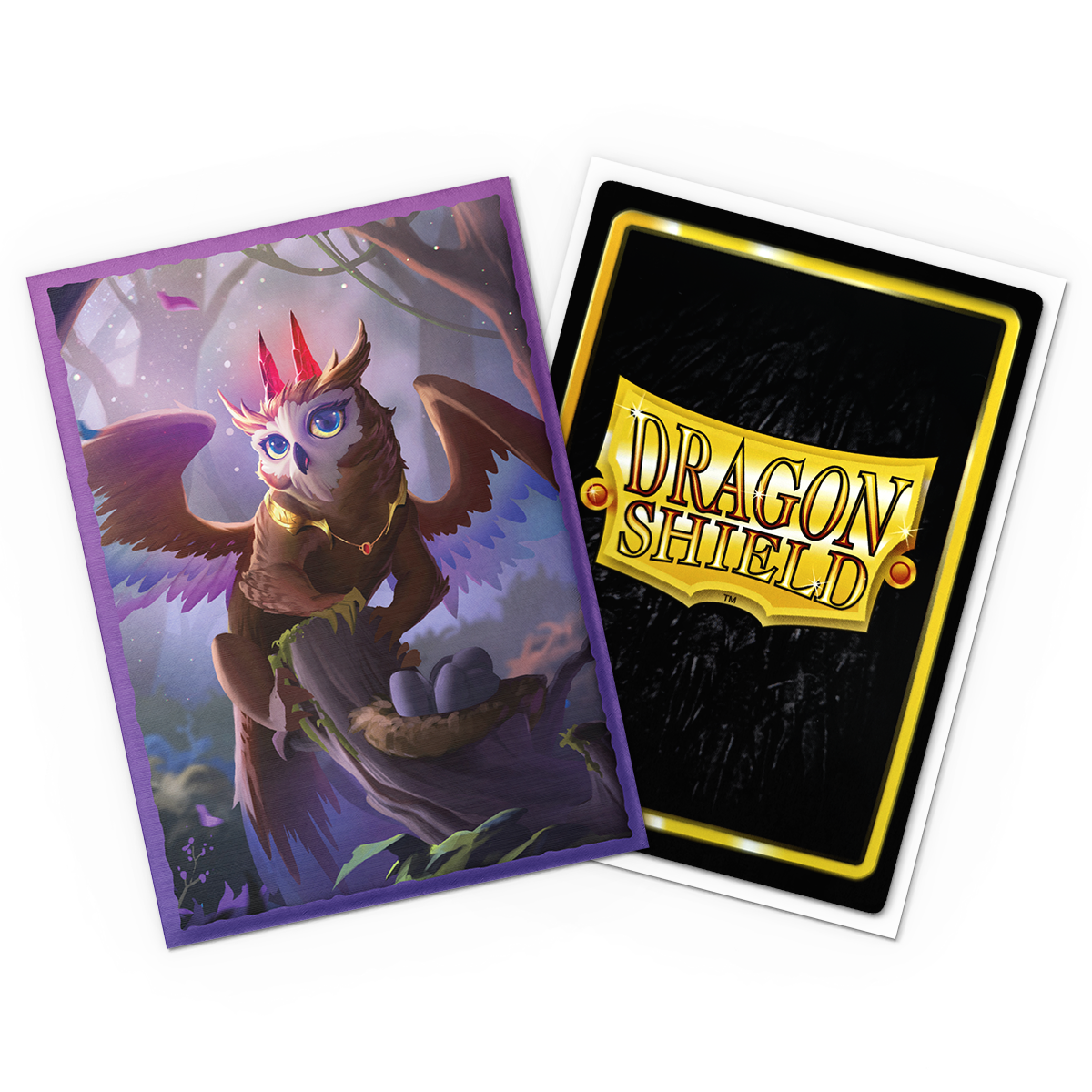 Dragon Shield: The Dragowlis - 100x Dual Art Matte Sleeves - Standard Size - gesloten