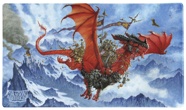 Dragon Shield: The Raid - Playmat met Koker - verpakking vooraan