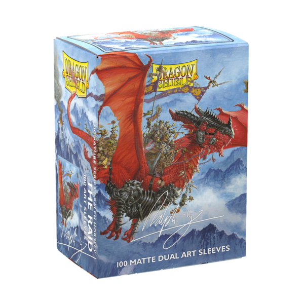 Dragon Shield: The Raid - 100x Dual Art Matte Sleeves - Standard Size - verpakking achterzijde