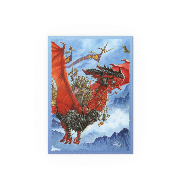 Dragon Shield: The Raid - 100x Dual Art Matte Sleeves - Standard Size - in gebruik aan de speeltafel
